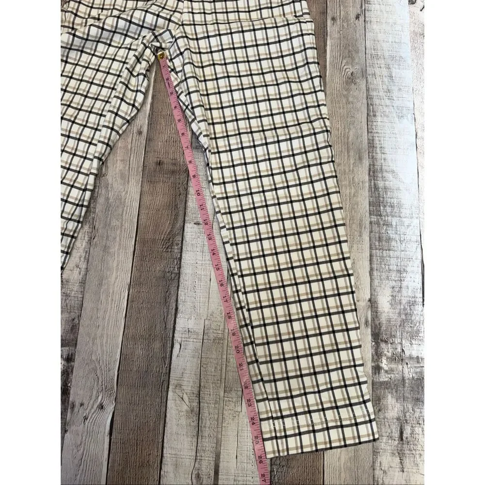 Hollister Pants Women's Ultra Hi-Rise Stretch Chino Multicolor Checkered Size S